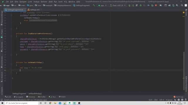 Android Tutorial - PREFERENCES - 2020 - P2: SharedPreferences, SummaryProvider (Kotlin) - German смотреть онлайн
