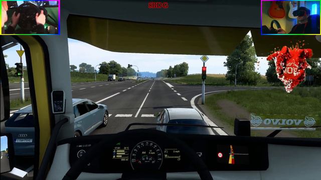 Radom to Olomouc in VR - European Tour (Part 5) | Euro Truck Simulator 2 | Custom Music смотреть онлайн