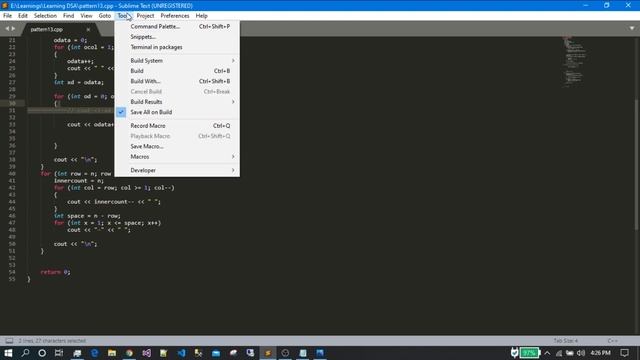 sublime run c++ programs in CMD || command prompt || #techstudio смотреть онлайн