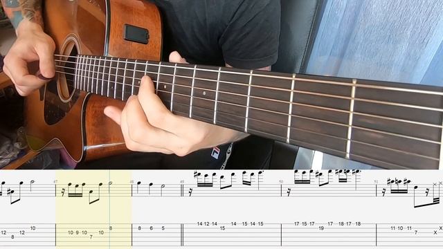 Karl Jenkins - Palladio on guitar (with tab) смотреть онлайн