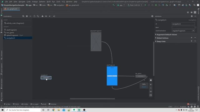 Android Tutorial - NAVIGATION COMPONENTS - 2020 - P2: Nested Graph & Global Action (Kotlin) - Germa смотреть онлайн