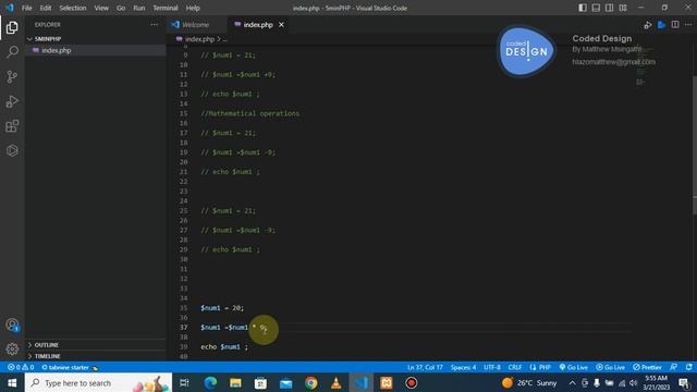 5 minute PHP - Data type INTEGER смотреть онлайн