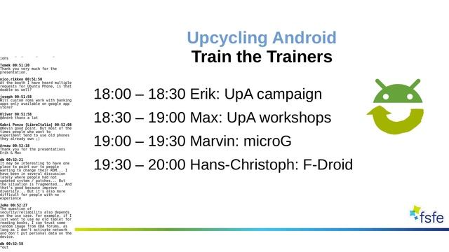 Upcycling your Android - Train the Trainers смотреть онлайн