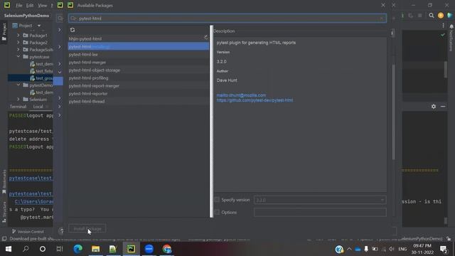 Python With Selenium and PyTest Part 46: HTML Report in PyTest смотреть онлайн