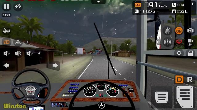 Bus Simulator Indonesia #3 - BUSSID Mod Mercedes Classic Bus Android Gameplay