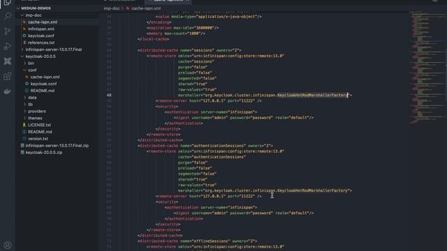 Keycloak Quarkus Distribution With Standalone Infinispan Set Up