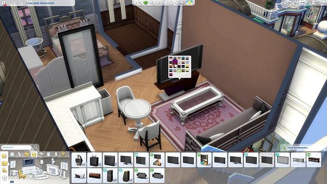 🔨 Rénovation appartement parisien. 🏠 Challenge AlixGood ☕ | Les Sims 4 смотреть онлайн