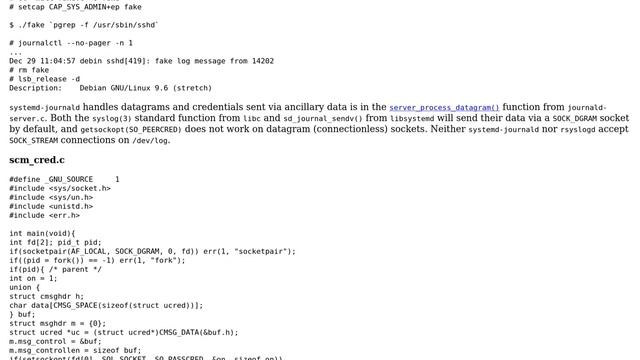 How does journald know the PID of a process that produces log data? (2 Solutions!!) смотреть онлайн