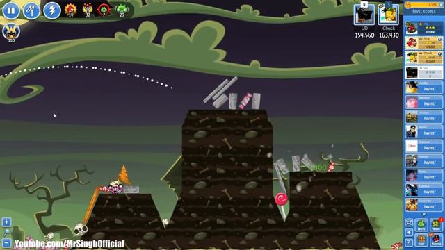 Angry Birds Friends Halloween Tournament Level 4 - Highscore - Walkthrough October 23th 2013 HD смотреть онлайн