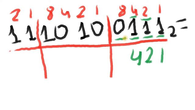как быстро перевести число из двоичной системы счисления в десятичную и шестнадцатеричную смотреть онлайн