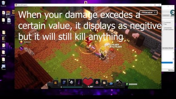 How to hack Minecraft Dungeons with Cheat engine! MODDING TUTORIAL ep2