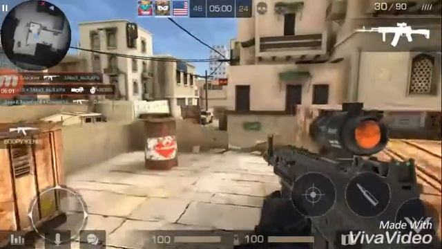 CS:GO НА ТЕЛЕФОНЕ!!! Занял 1 место. смотреть онлайн