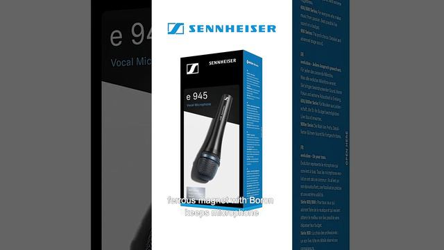 Dynamic Vocal Microphone From Sennheiser I Model e945 Specifications смотреть онлайн