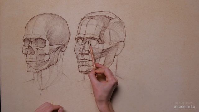 КАК РИСОВАТЬ ГОЛОВУ ЧЕЛОВЕКА. смотреть онлайн