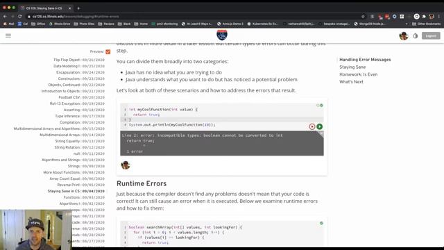 CS 125 Fall 2020: Geoff's Lesson 21 Walkthrough смотреть онлайн