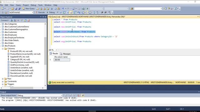 SQL COUNT MIN MAX SUM AVG смотреть онлайн