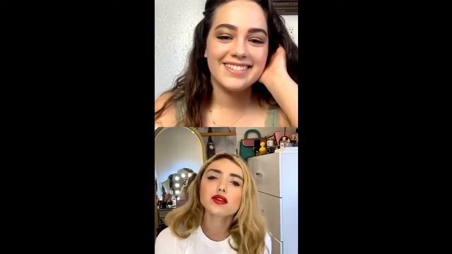 Mary Mouser - Peyton List live chat (Sam and Tory Live ) смотреть онлайн