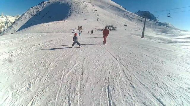 Домбай 6 очередь учебный склон