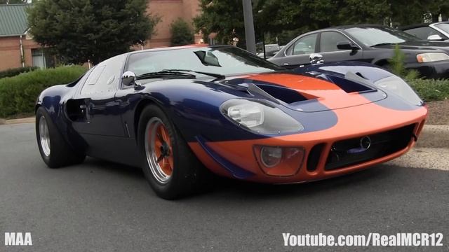 Ford GT40 Replica - Arival - Walkaround - Cars and Coffee смотреть онлайн