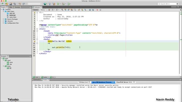 JSP to Servlet Conversion | Netbeans смотреть онлайн