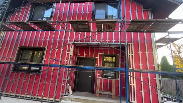 Бомбический Монтаж по Наружной отделке Фасада Дома из Газоблока с утеплением. смотреть онлайн