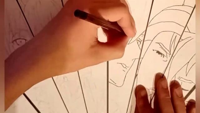 Аниме рисование #2 Повар - Боец Сома смотреть онлайн