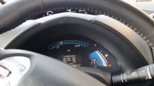 Nissan Leaf, расход электроэнергии в машину и из неё