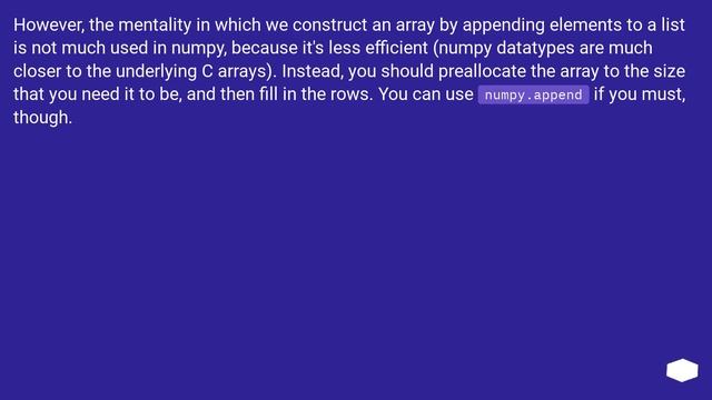 initialize a numpy array смотреть онлайн