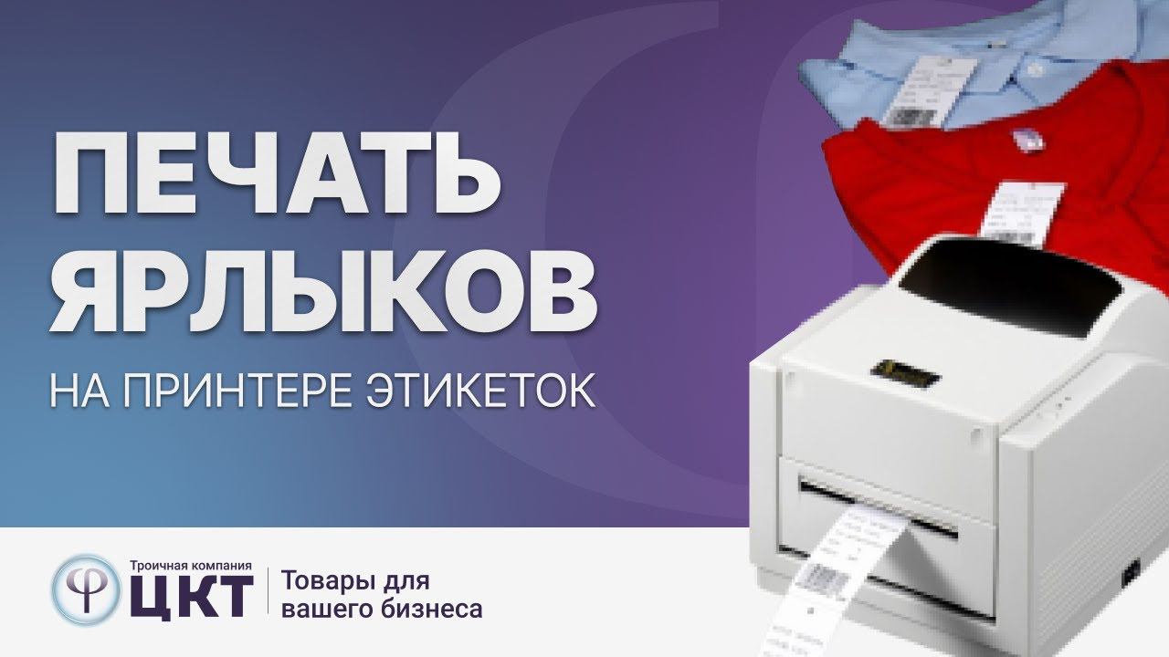 Печать текстильных ярлыков и бирок на принтере этикеток через программу Bartender смотреть онлайн