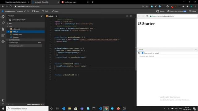 Local Forage - IndexedDB Made Easy (Consuming an API) смотреть онлайн