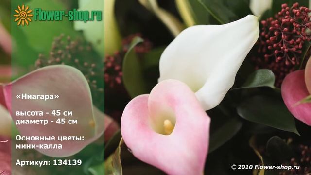 Букет "Ниагара" от Flower-shop.ru смотреть онлайн