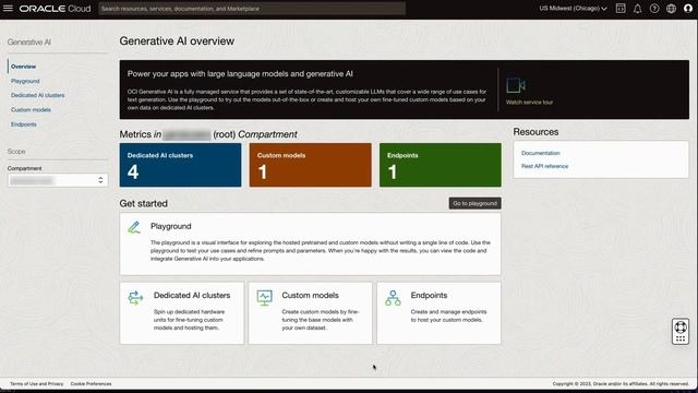 Pre-GA OCI Generative AI (Beta) Service Product Tour смотреть онлайн
