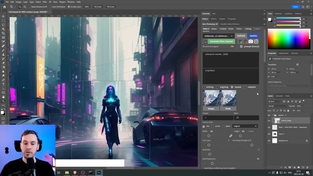 New Photoshop AI - Create Masterpieces With Stable Diffusion смотреть онлайн