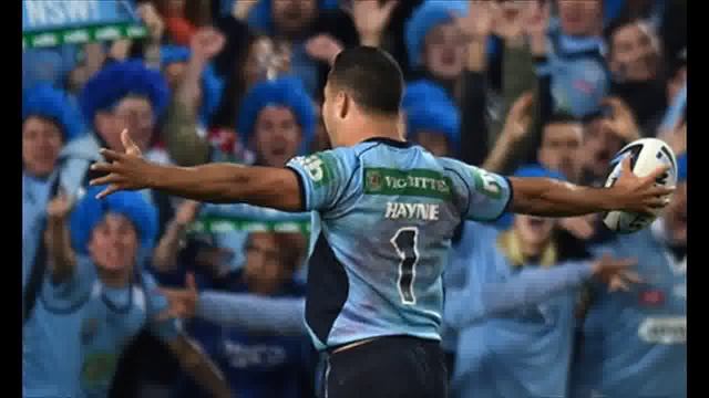 Origin stars Jarryd Hayne and Ryan Hoffman win Brad Fittler Medal смотреть онлайн