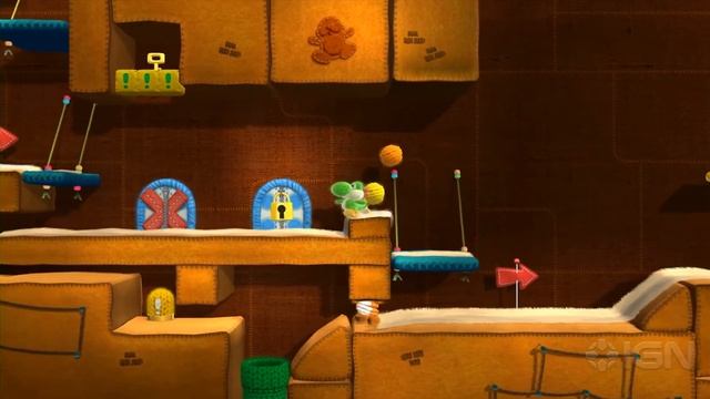 Yoshi's Woolly World 100% Walkthrough - World 2-S: Perils of the Perplexing Pyramid смотреть онлайн