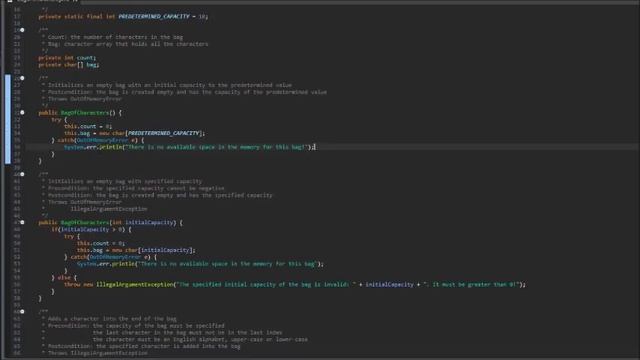 Bag of Characters Class (Part 1) - 4 - Data Structures in Java смотреть онлайн