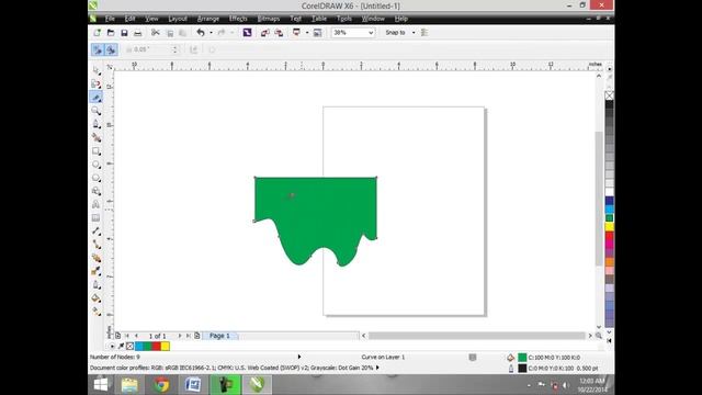 Corel Draw X6 Tutorials in Urdu/Hindi part 15 knife tool смотреть онлайн