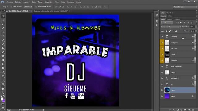 ✅COMO crear una PORTADA DE DJ en Photoshop CS6 2020 ( PASO A PASO )TUTORIAL COVER FLYER PROFESIONAL смотреть онлайн