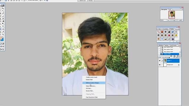 How To Make Passport Size Photo In Adobe Photoshop | [Eng Sub] смотреть онлайн