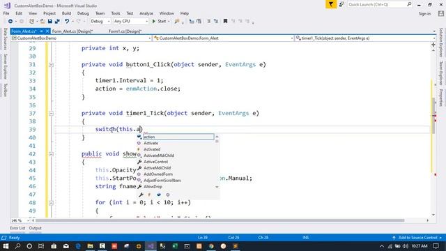 C# - Custom Notification Form in WinForm App C# смотреть онлайн
