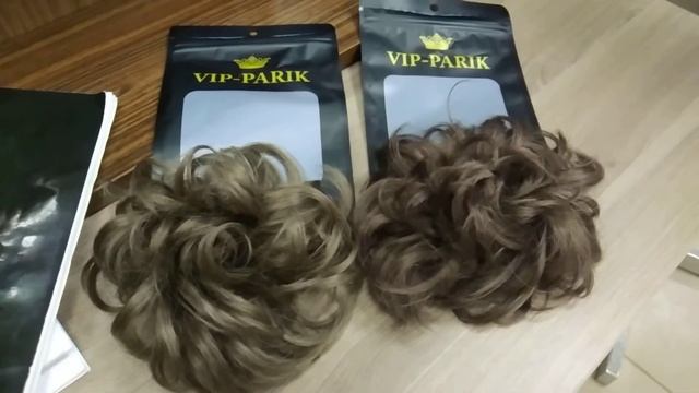 Шиньон -резинка из нат. волос смотреть онлайн