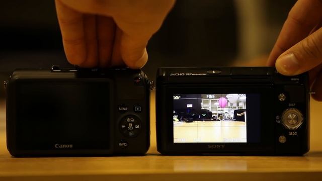Скорость фокусировки Canon EOS M и Sony NEX-F3 смотреть онлайн