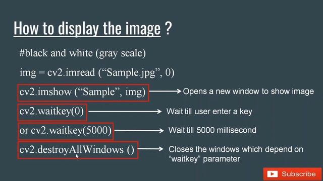 OpenCV python from scratch, image function in OpenCV | opencv tutorial 1 смотреть онлайн