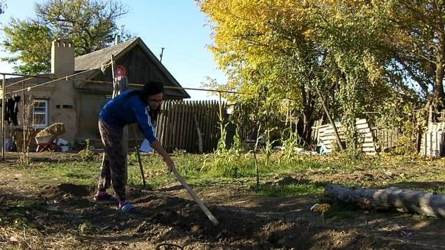 ПОСАДКА ЛУКА ОСЕНЬЮ//ЖИЗНЬ В ДЕРЕВНЕ смотреть онлайн