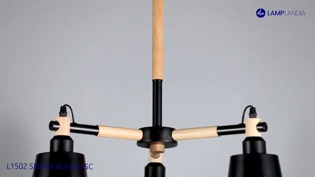 Люстра L1502 SKORA BLACK FSC Lamplandia смотреть онлайн