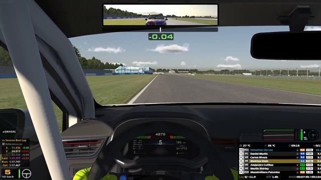 Even better than the GP track - Renault Clio Cup - Donington National - iRacing Road смотреть онлайн