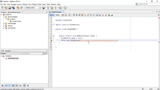 Java Tutorial: Create TXT File | FileWriter смотреть онлайн