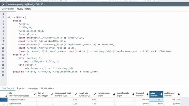 PostgreSQL - How to use CTE смотреть онлайн