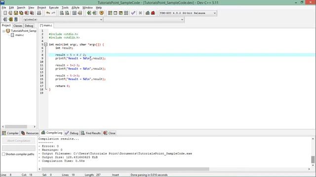 C - Operators Precedence смотреть онлайн