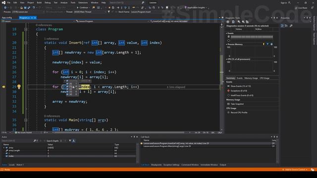 №58. C#. Как добавить элемент в массив смотреть онлайн